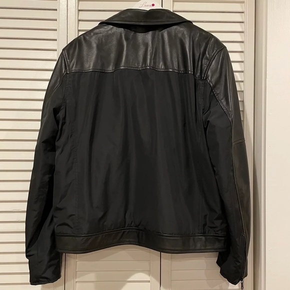 Campaign Black Leather Jacket - Large - Picture 4 of 4